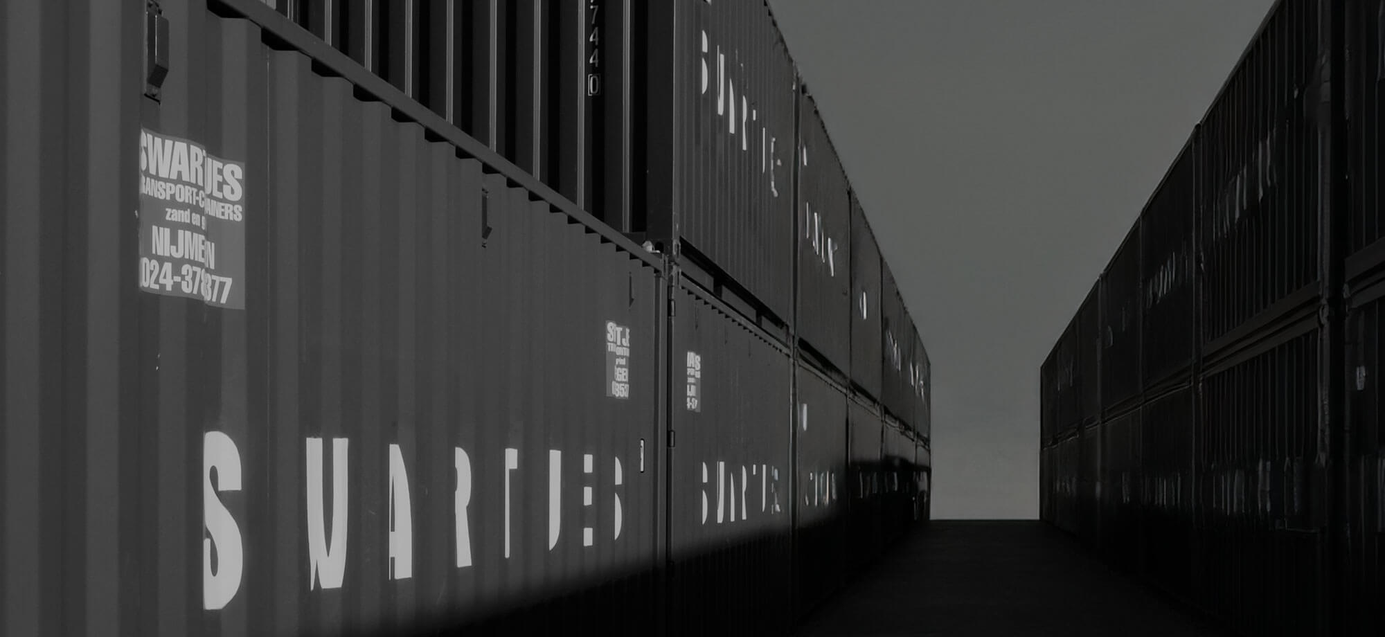 Opslagcontainer huren bij Swartjes Transport